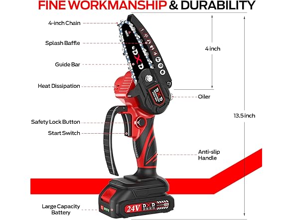 Mini Cordless Electric Chainsaw