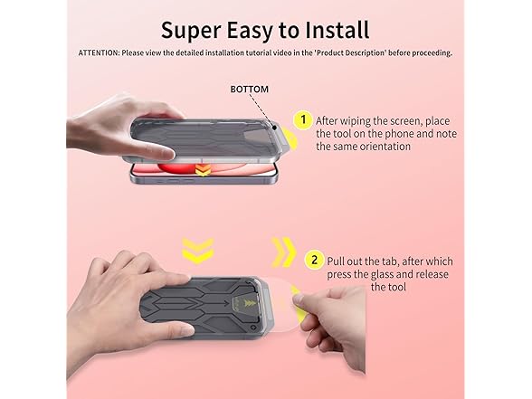 DUMOSONG Screen Protector