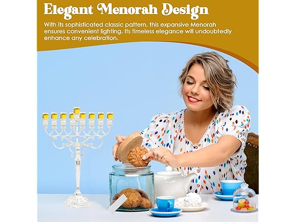 Majestic Giftware Silver-Plated Chanukah