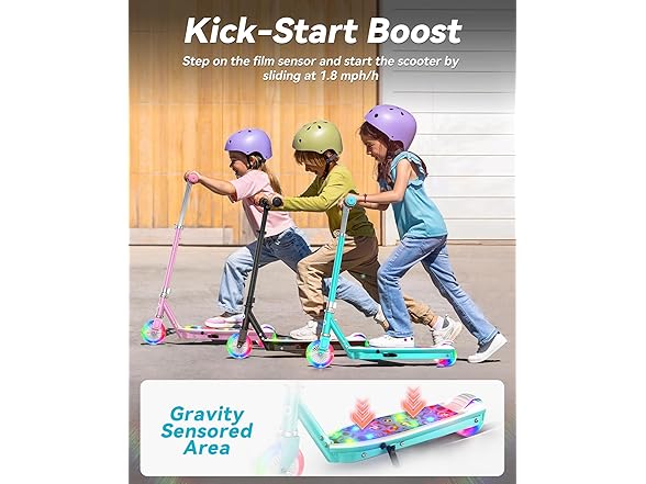 Gyroor KS2 Kids Electric Scooter 5 MPH Safe Speed - Gallery 5