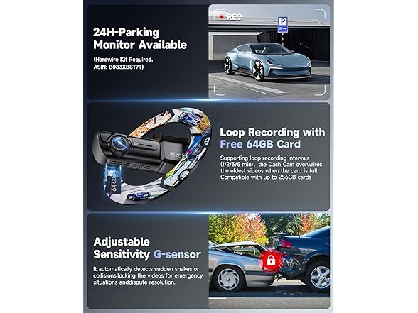 OVAMAN F8 Car Camera Dash Cam