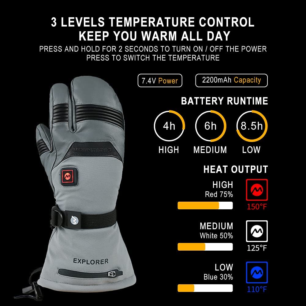 Mount Tec Explorer 5 3-Finger Glove - Gallery 12