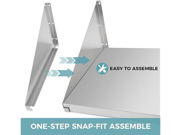 YWTSCH Stainless Microwave Wall Shelf