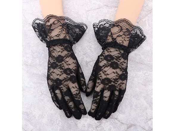 Simplicity (OS) Bridal Gloves Lace Wrist Wear