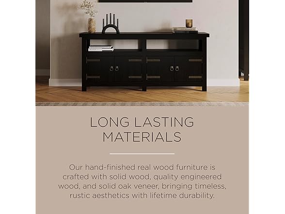 Luca Wooden Living Room TV Media Unit