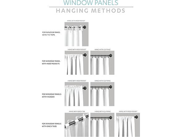 Lush Decor Reyna Ruffle Window Curtain Panel Set