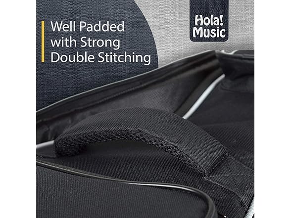 Hola! Music Guitar Deluxe Series Gig Bag 3/4 Size