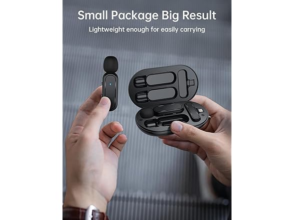 HCZ Wireless Lavalier Microphone for iPhone/iPad