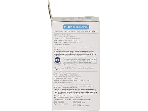 Whirlpool EVFILTERS1 2 Pack everydrop Water Filter