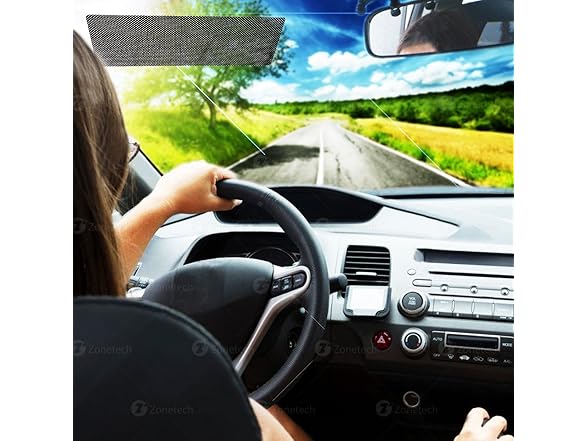 Zone Tech SS0005 Cling Glare Reducer Sun Shade Side Window 