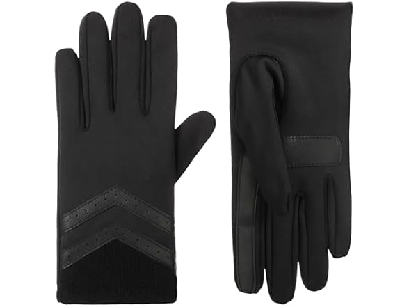 isotoner isotoner Women's Spandex Gloves with Che