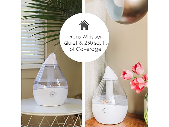 Crane Crane Ultrasonic Teardrop Humidifier for Baby,