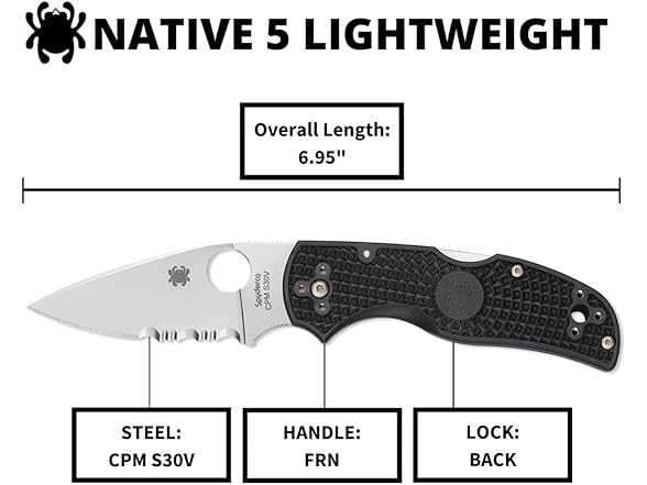 Spyderco Native 5 Pocket Knife