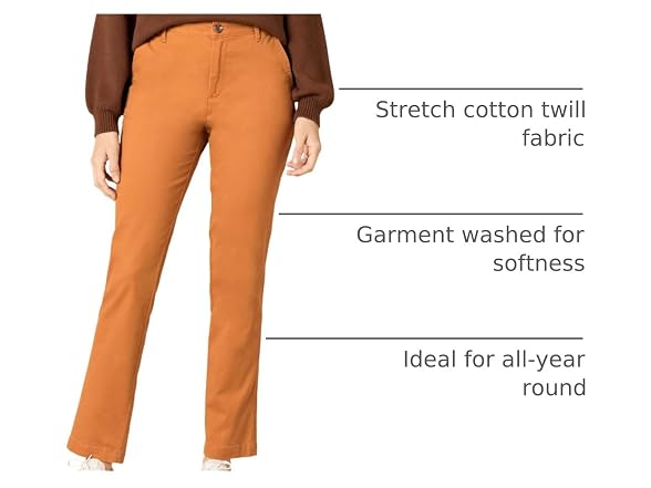 Amazon Essentials Women High-rise Slim-fit Pant