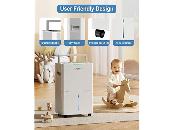 Wpsoert 4000 sq.ft Dehumidifier