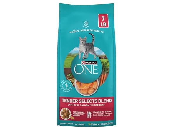 Purina ONE Natural Dry Cat Food, Tender Selects