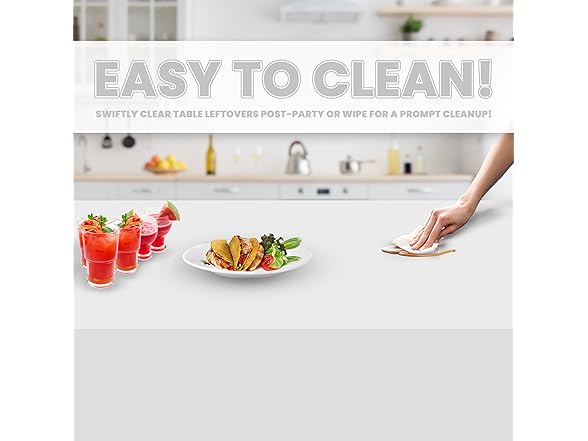 Grandipity 12PK Premium Disposable Plastic Tablecloth