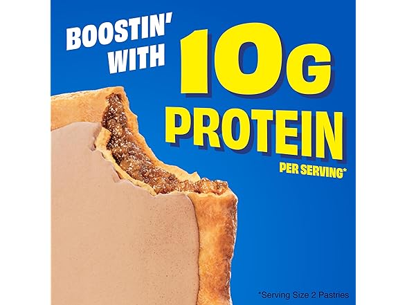 8CT Pop-Tarts Protein Toaster Pastries, Brown Sugar