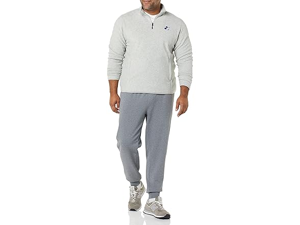 AE Mens Polar Fleece QtrZip Mock Jkt