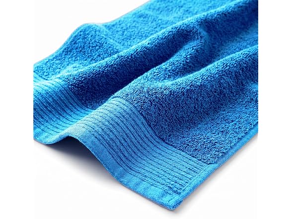 Superior Cotton Marble Jacquard Rope Border Towel Set
