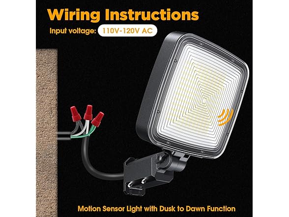 WILLGOTOP 150w Motion Sensor Outdoor Light