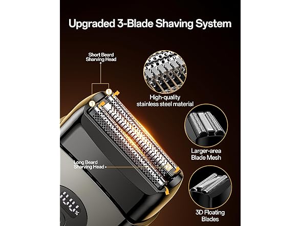 WEQOEE Electric Razor for Men