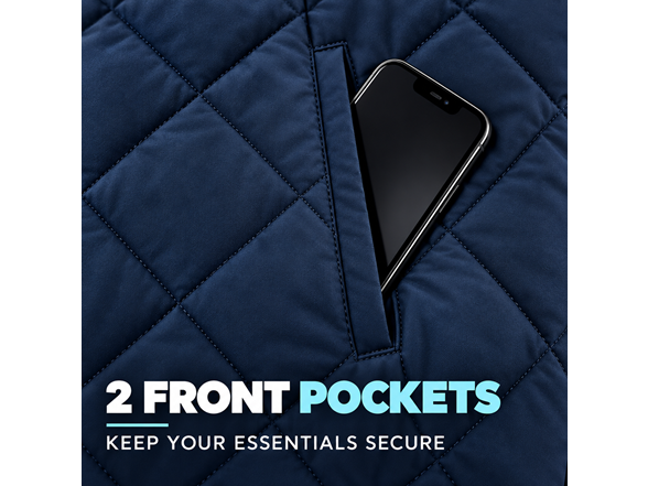 Mens Heavyweight Quilted Bomber Jacket