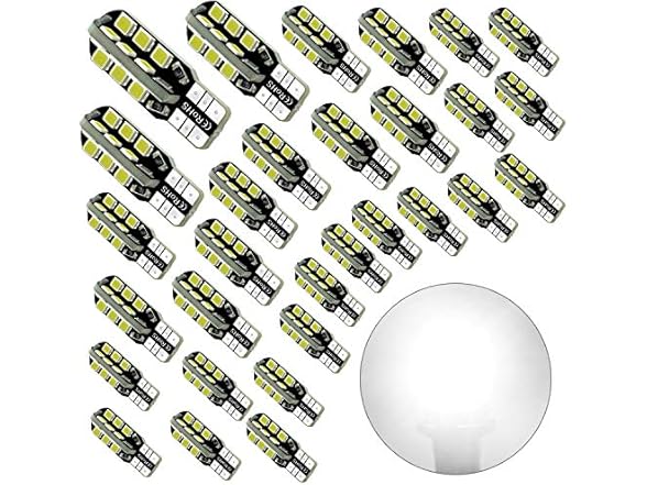 Debonauto-30 x T15 LED Light Bulb - 30 Pack