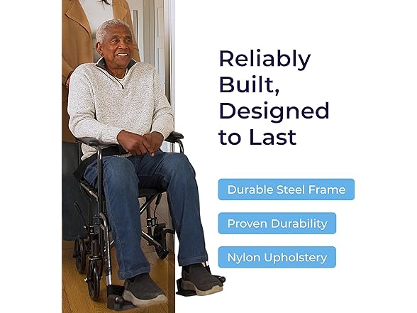 Drive Medical Lightweight Transport Wheelchair