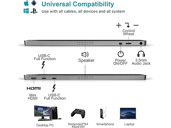 KYY 15.6" FHD Portable Monitor