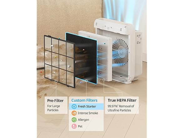 Coway Air Purifier Filter Replacement Black