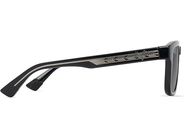 Maui Jim Maluhia Shiny Black/T LightGrey