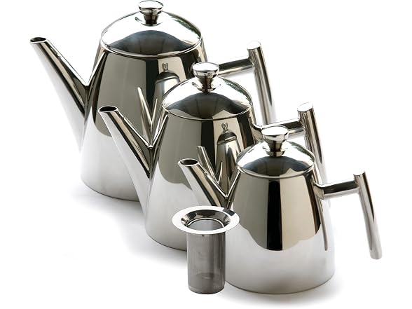 Frieling USA 18/8 Stainless Steel Teapot with Infuser