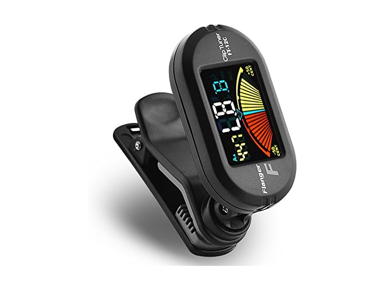 Flanger Clip on Chromatic Tuner for Guitar