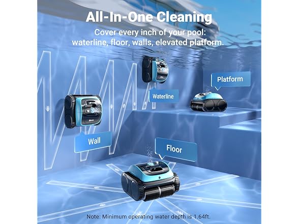 WINNY POOL CLEANER C1 Cordless Robotic Pool Vacuum