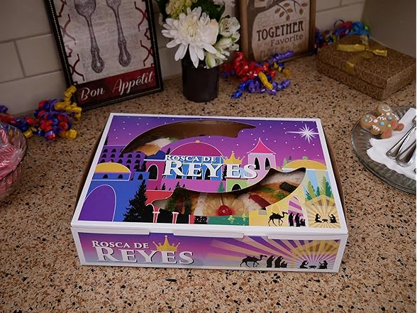 Rosca de Reyes Box 26x18x3 25pk