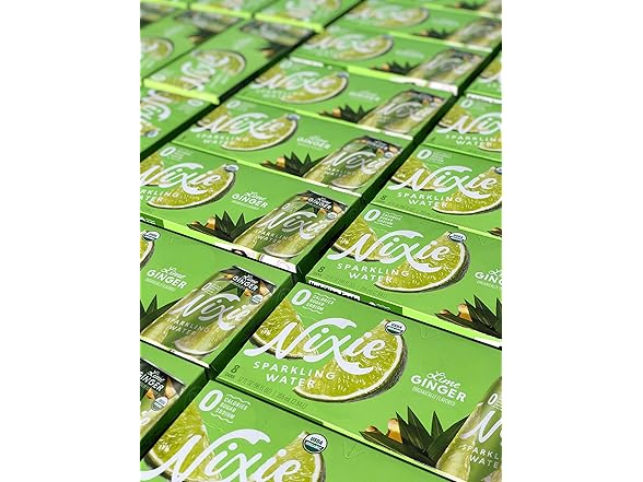 Nixie Sparkling Water, Lime Ginger | 12  oz.