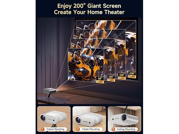 Antmap Native 1080P Mini Projector