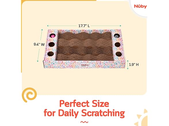 Nuby Pets Scratch & Bat Cat Scratcher