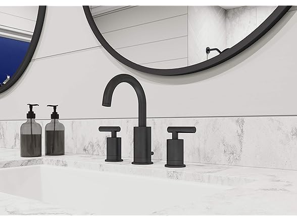 Pfister LG49-NC1B Widespread Faucet Matte Black