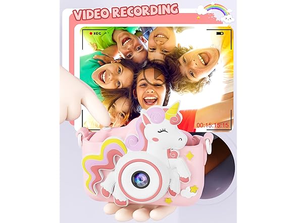 kikapabi Unicorn Kids Camera