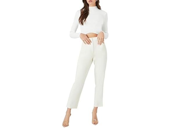 Forever 21 (L) Pleated High-Rise Pants