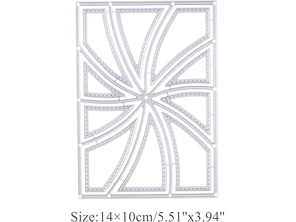 Rectangle Grid Frame Metal Die Cut