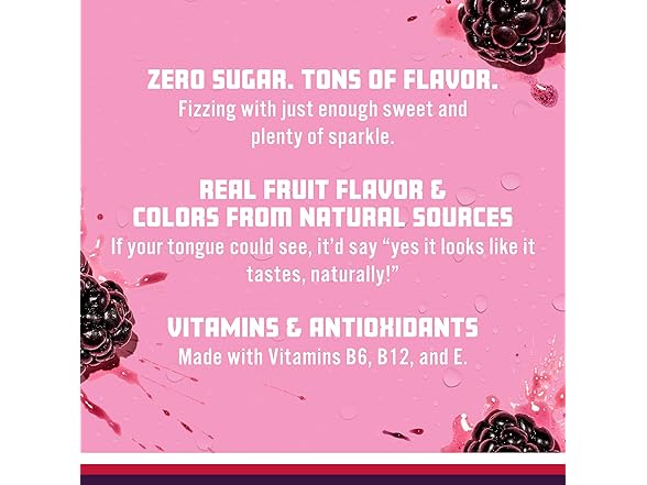 12PK Sparkling Ice, Grape Raspberry Sparkling Water