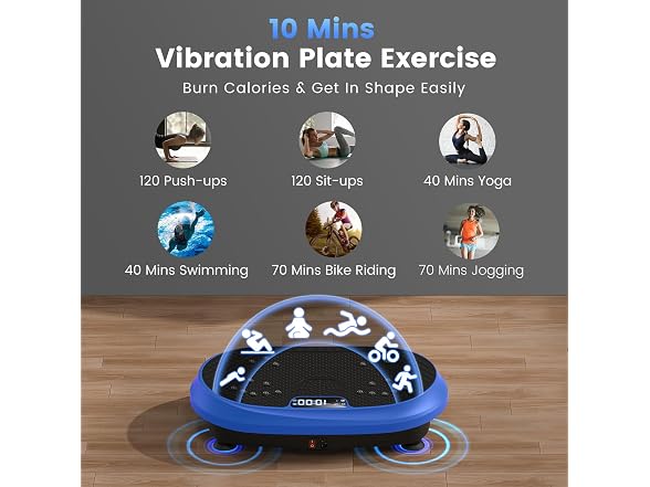 HVX Vibration Plate Exercise Machine 450 lbs Capacity