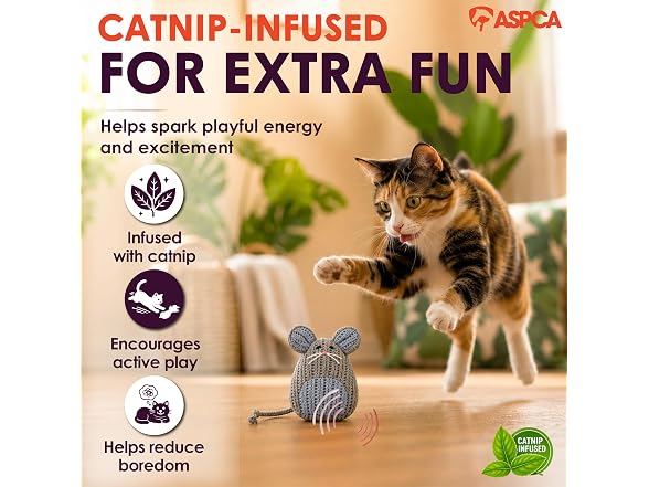 ASPCA Chirping Bird Cat Toy – Catnip-Infused