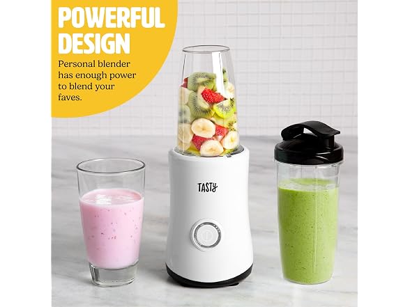 Tasty Personal Blender With Cups, 350W  White