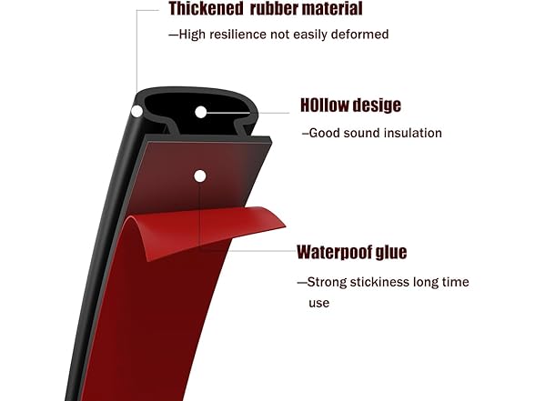 HNYNH Weather Stripping Door Seal 40ft