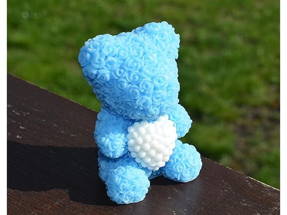 Bear in Roses with a Pearl Heart