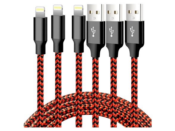 Braided Tangle-Free Lightning Cable - Gallery 10